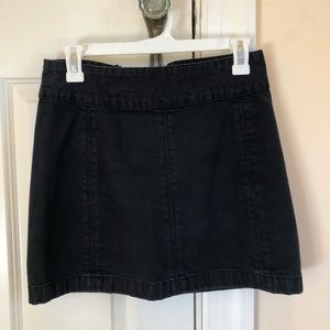 Free People jean skirt